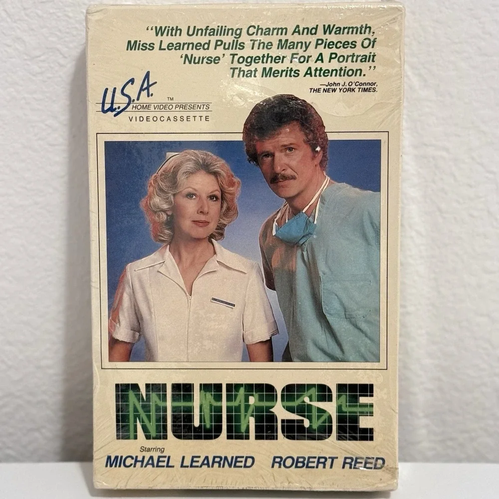 Nurse VHS Michael Learned Robert Reed SEALED